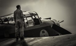 Pilot on the wing of the Lancaster.jpg