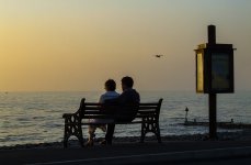 Lovers seat view to the sunset at Aberaeron.jpg