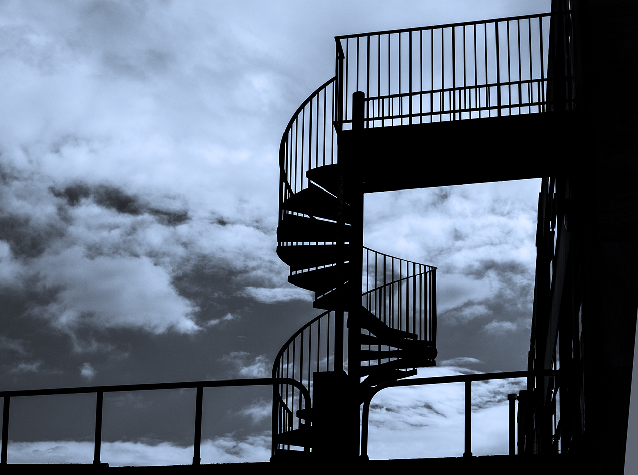 Abstract escape stairway - Lanscape - Lincoln 24-4-13.jpg